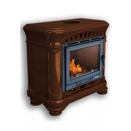 Каминная облицовка КимрПечь Модерн пристенная Шоколад